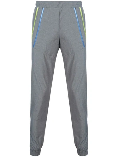 Shop Cottweiler Stripped Pocket Track Pants In Grey