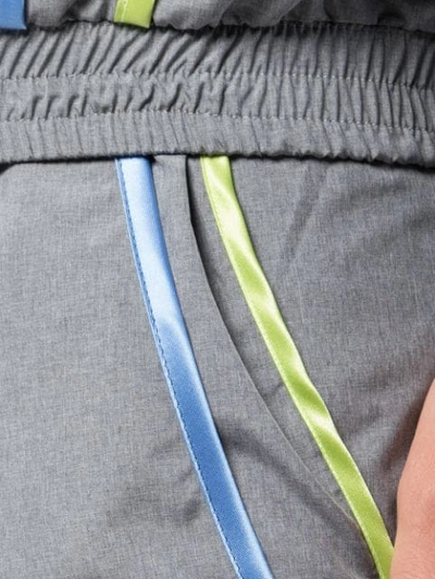 Shop Cottweiler Stripped Pocket Track Pants In Grey