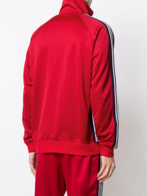 Needles Striped Sleeves Track Jacket In Red | ModeSens