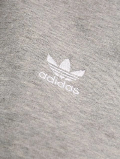 Shop Adidas Originals Zipped Hoodie In Grey