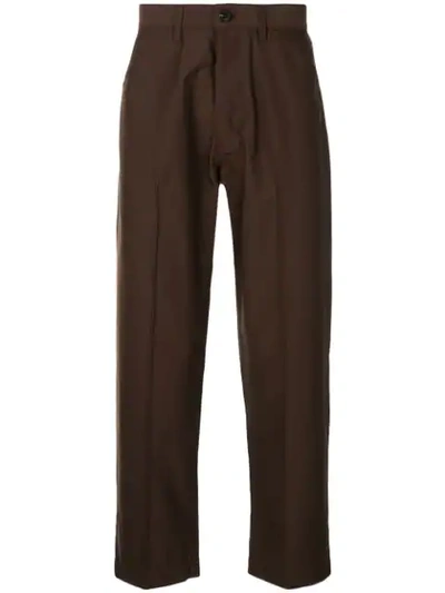 Shop Tomorrowland Tailored Trousers In Brown
