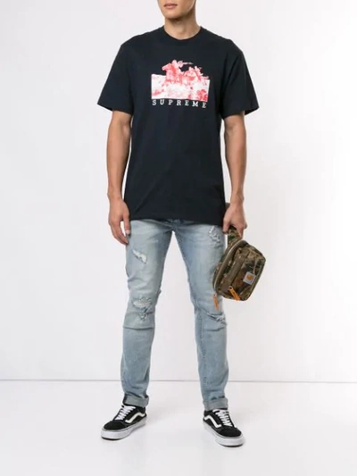 Shop Supreme Riders Tee In Blue