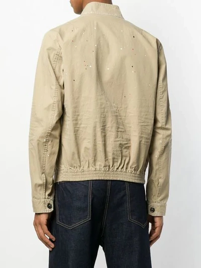 DSQUARED2 补丁设计夹克 - 棕色