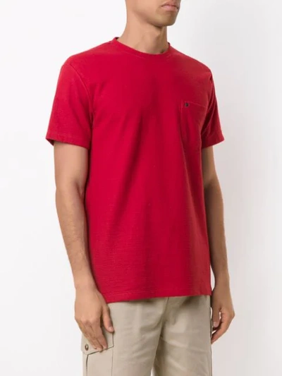 Shop Osklen Plain T-shirt In Red