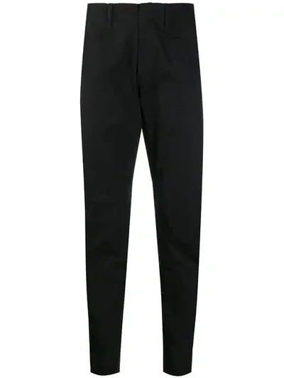 Shop Arc'teryx Tapered Tailored Trousers In Black