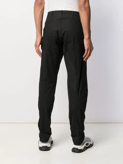 Shop Arc'teryx Tapered Tailored Trousers In Black