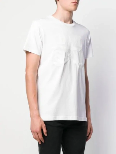 Shop Diesel 3d Print T-shirt In White