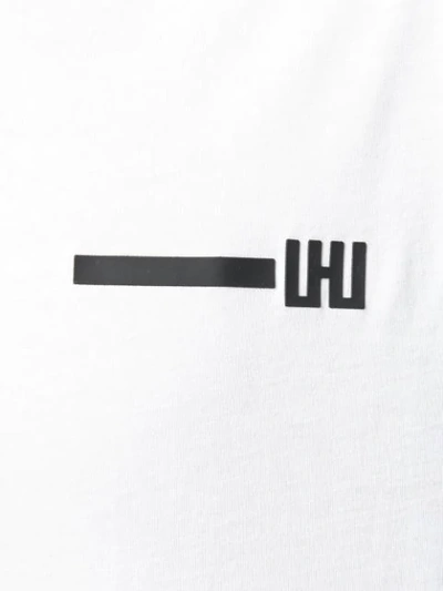 Shop Les Hommes Urban Logo T In White