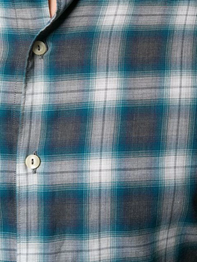checked button-down shirt