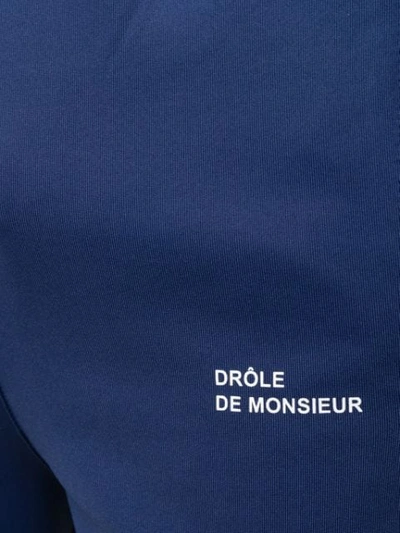 Shop Drôle De Monsieur Shaded Trackpants In Blue
