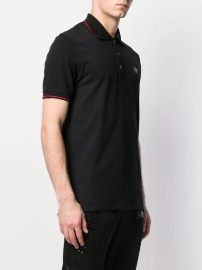 Shop Philipp Plein Original Polo Shirt In Black