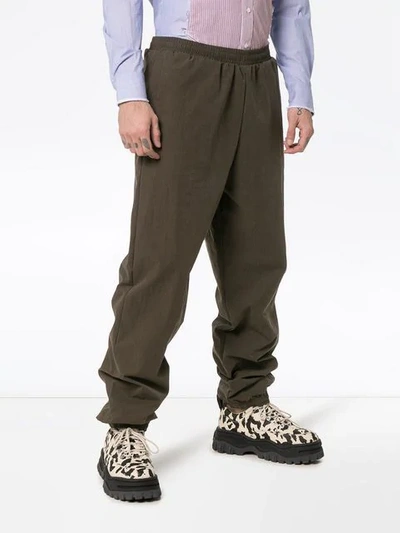 Shop Y/project Baggy Track Pants In Green