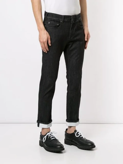 Shop Neil Barrett Classic Skinny Jeans In Black