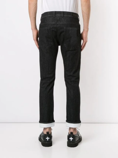 Shop Neil Barrett Classic Skinny Jeans In Black