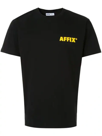 Shop Affix Logo Print T In Black