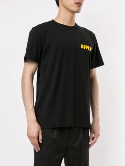 Shop Affix Logo Print T In Black