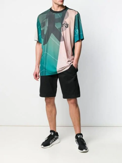 Shop Y-3 Logo T-shirt In Green