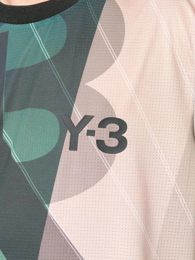 Shop Y-3 Logo T-shirt In Green