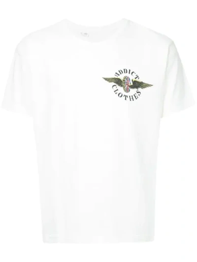 Shop Addict Clothes Japan Fly Wheel T In White