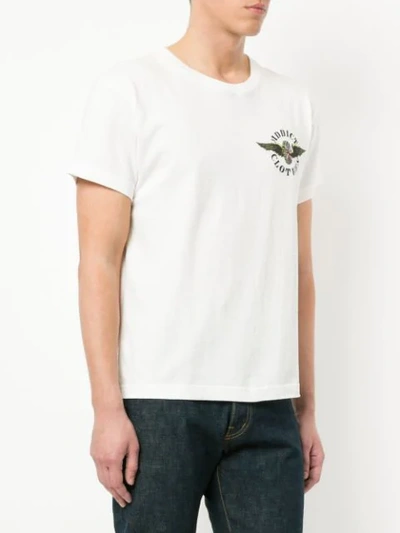 Shop Addict Clothes Japan Fly Wheel T In White