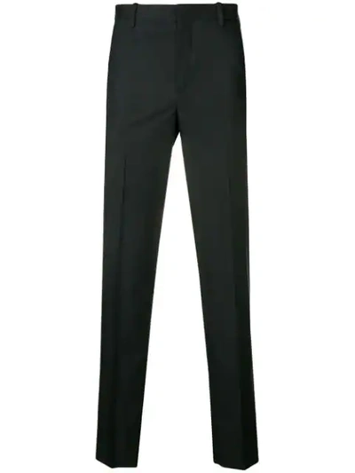 Shop Neil Barrett Classic Tailored Trousers In Black