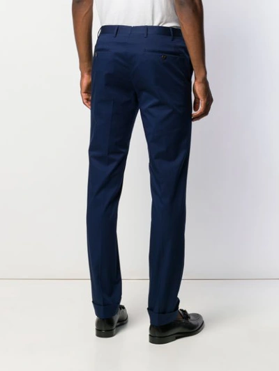 Shop Corneliani Formal Trousers - Blue