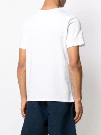 Shop Apc Colour Print T-shirt In Aab -blanc
