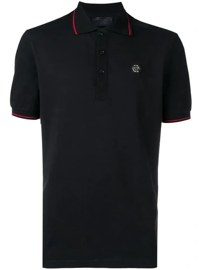 PHILIPP PLEIN ORIGINAL SS POLO - 黑色