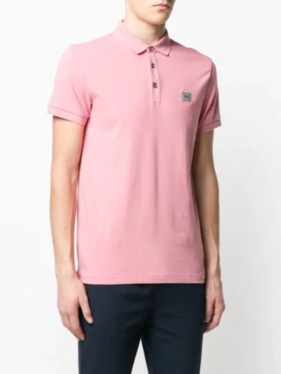 Shop Hugo Boss Classic Polo Shirt In Pink