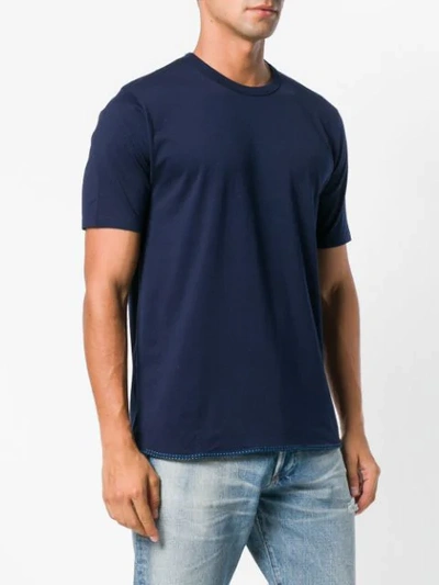 Shop Visvim Round Neck T-shirt - Blue