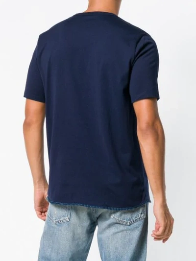 Shop Visvim Round Neck T-shirt - Blue