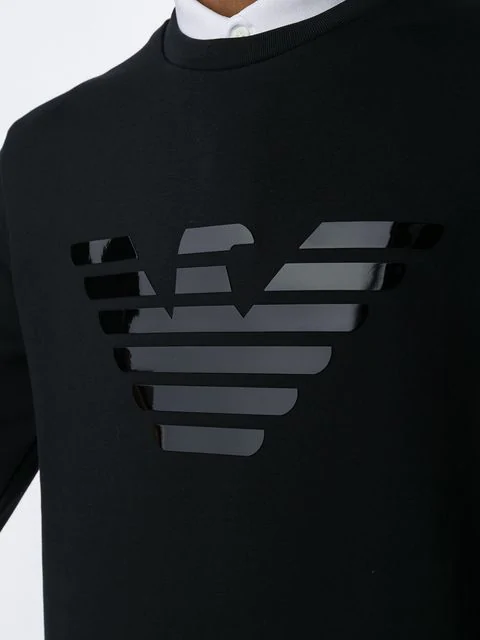 emporio armani embossed eagle sweatshirt