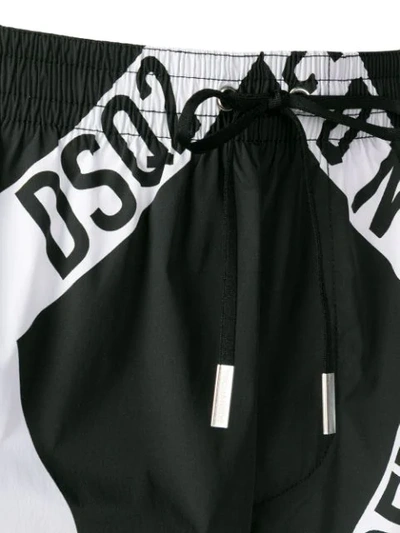 DSQUARED2 LOGO泳裤 - 黑色