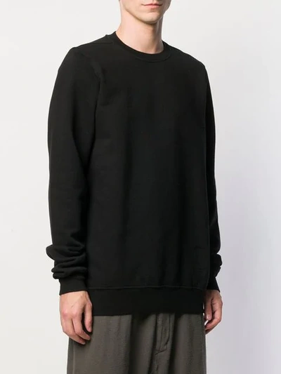 Shop Rick Owens Drkshdw Oversized Crewneck Sweatshirt In Black