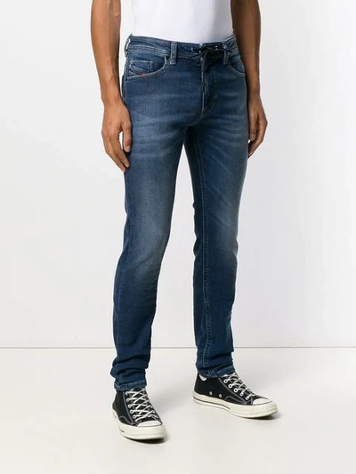 Shop Diesel Slim-fit Jeans In Blue