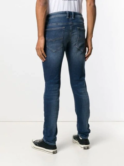 Shop Diesel Slim-fit Jeans In Blue