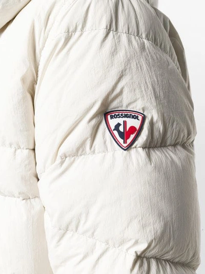 Shop Rossignol Hooded Padded Jacket In White