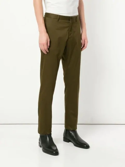 Shop Cerruti 1881 Straight Leg Chinos In Green