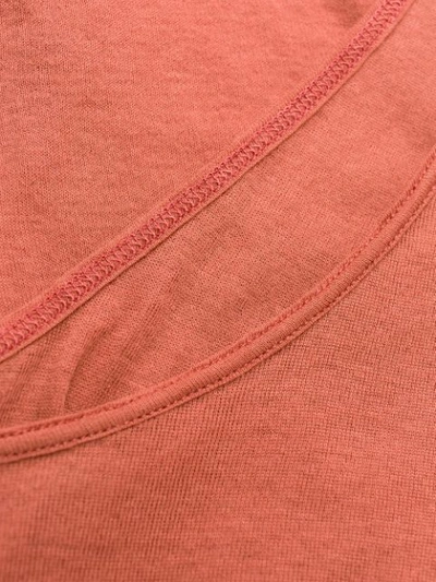 Shop Rick Owens Geripptes 'larry' Trägershirt In 13 Burnt Pink