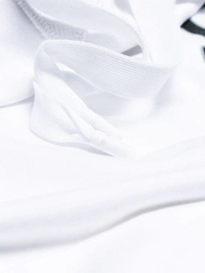Shop Dolce & Gabbana Dg Embroidered Hoodie - White