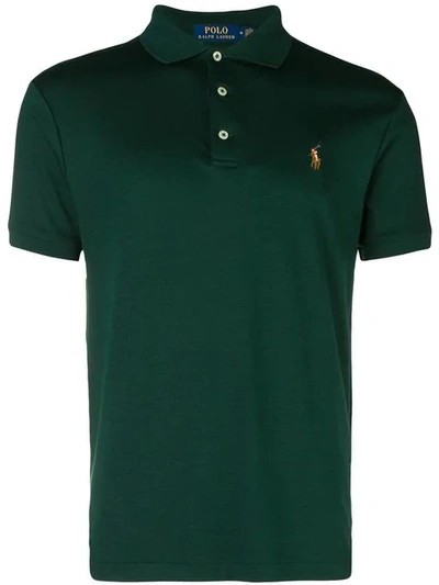 Shop Polo Ralph Lauren Piqué Polo Shirt - Green