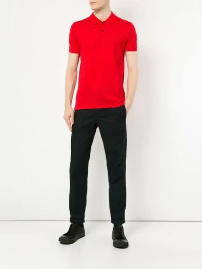 LANVIN 经典全棉POLO衫 - 红色