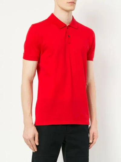 LANVIN 经典全棉POLO衫 - 红色