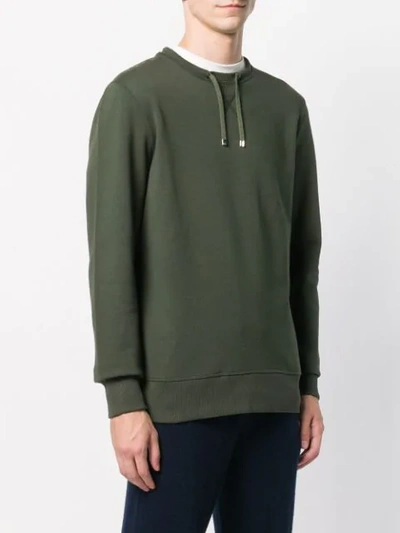Shop Ron Dorff Drawstring Sweatshirt - Green