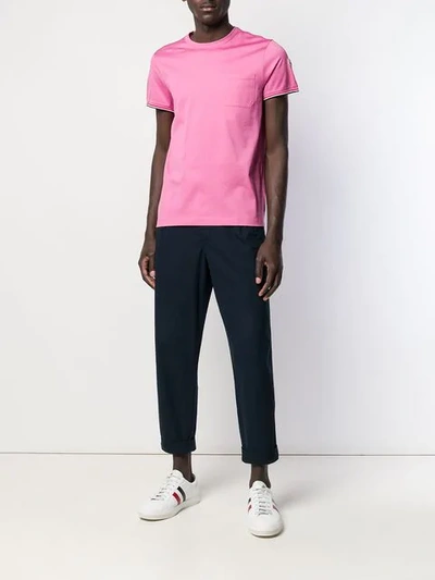 Shop Moncler Casual T-shirt - Pink
