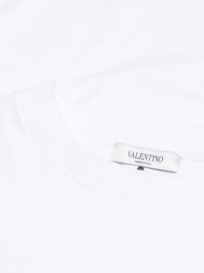 Shop Valentino Rockstud T-shirt In White