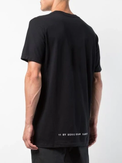 Shop 11 By Boris Bidjan Saberi T-shirt Mit Logo - Schwarz In Black