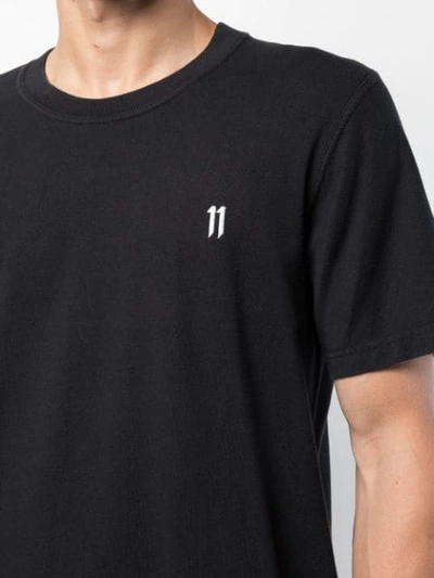Shop 11 By Boris Bidjan Saberi T-shirt Mit Logo - Schwarz In Black