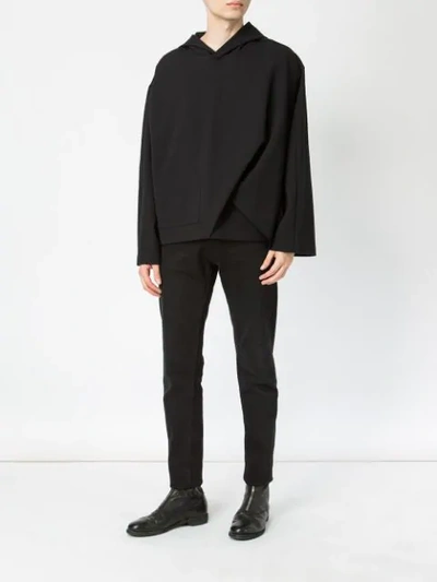 Shop Moohong Batwing Sweater - Black