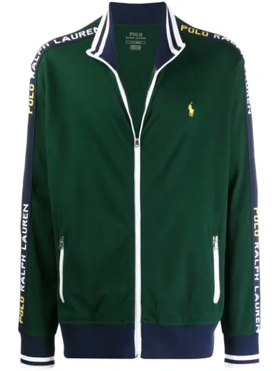 Shop Polo Ralph Lauren Zipped Active Jacket In 002 Green